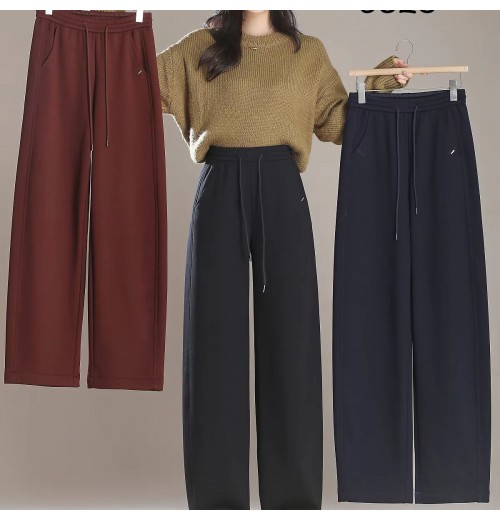 2025Winter Warm Casual Women's Pants Elegant Trousers for Comfort and Style 2025Winter Warm Casual Women's Pants Elegant Trousers for Comfort and Style