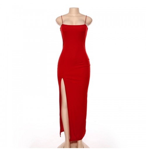 Luxury Women's Cotton Dress Elegant Vintage Maxi Length Ladies Clothing for Winter Solid Pattern