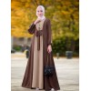Gaun Kaftan Lengan Panjang dan Lengan Tiga Suku