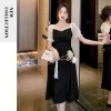 ZANZEA Korean Style Women New Fashion Raglan Sleeve Dresses Crew Neck A-Line Knee Length Plain Dress #0407