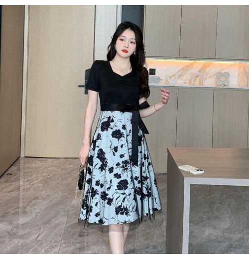 ✅【READY STOCK】Beryl Korean Style Loose Sleeveless Long Dress Elegant Solid Color All-match A- line Dress