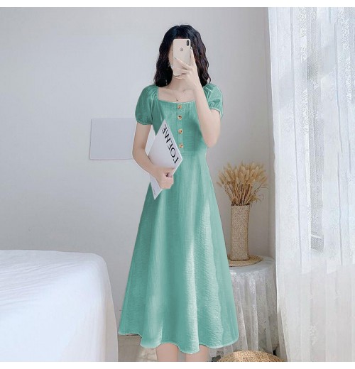 Korean Style White Bow Slip Dress Summer Lace-up Mid Length Dress Small Fresh Dress For Women