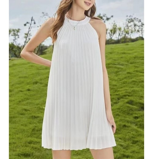 New Spring/Summer Flower Print Loose Long Sleeved V-neck Dress Large Size Elegant Over Knee Skirt