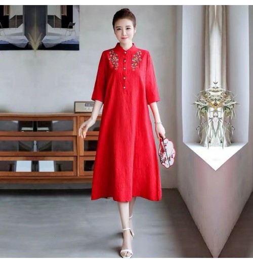 Women's dress, high fashion dress, chiffon dress