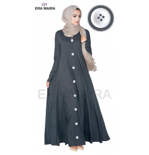 New Long Style Temperament Round Neck Big Swing Ice Silk Chiffon Beach Dress Woman