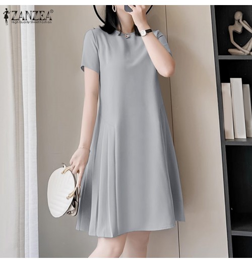 Elegant Black French Vintage Dress Women's Summer New Hepburn Style Slimming High Quality Polyester Fiber A-Line Dress