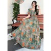 Cotton Dress Women Ethnic Style 2023 Summer New Retro Floral Large Swing Dresses Female Loose Oversized Women Clothes