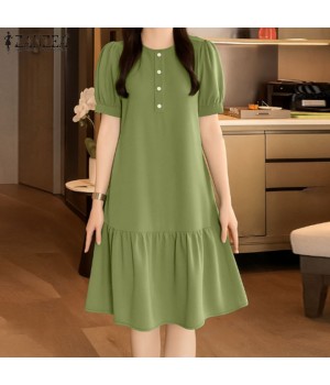 Malaysia Ready Stock - Baju Tidur Wanita Dress Panjang Baju Tidur Perempuan Night Dress Pajamas Women Night Dress Sleepwear #D977