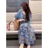 Ramadan Must Have Modern Kurung Dress，Elegant Islamic Floral PrintDress，High Quality Loose Comfort，Plus Size Women's Clothing 5XL Available﻿﻿