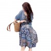 Ramadan Must Have Modern Kurung Dress，Elegant Islamic Floral PrintDress，High Quality Loose Comfort，Plus Size Women's Clothing 5XL Available﻿﻿