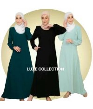 JUBAH  CEY PLAIN IRONLESS WITH SIDE POCKET