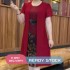 Plus Size Dress for Women Floral Printing Dresses Fake Two-piece Dress